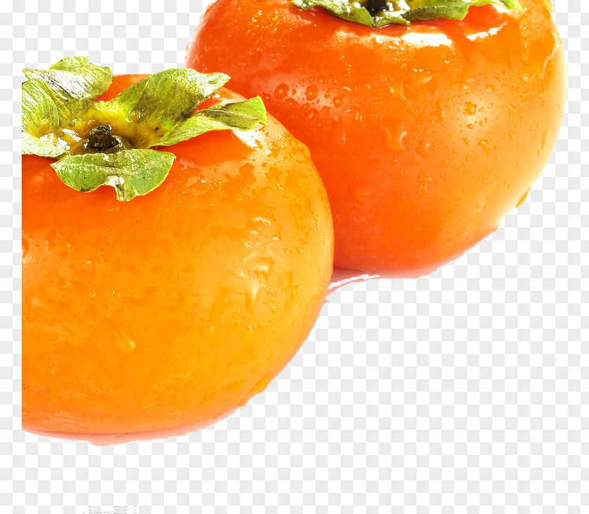 Persimmon Japanese Eating Food Fruit PNG