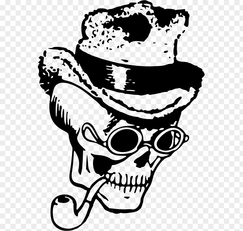 Skull Black And White Visual Arts Clip Art PNG