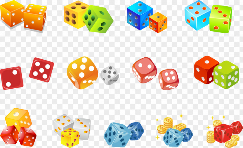 Vector Dice Euclidean Game Icon PNG