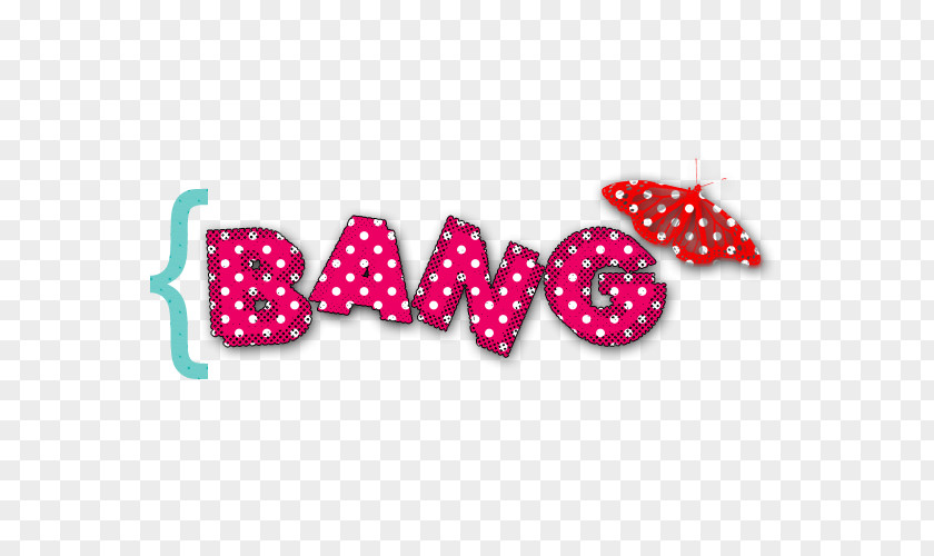 Bangs Polka Dot Font PNG