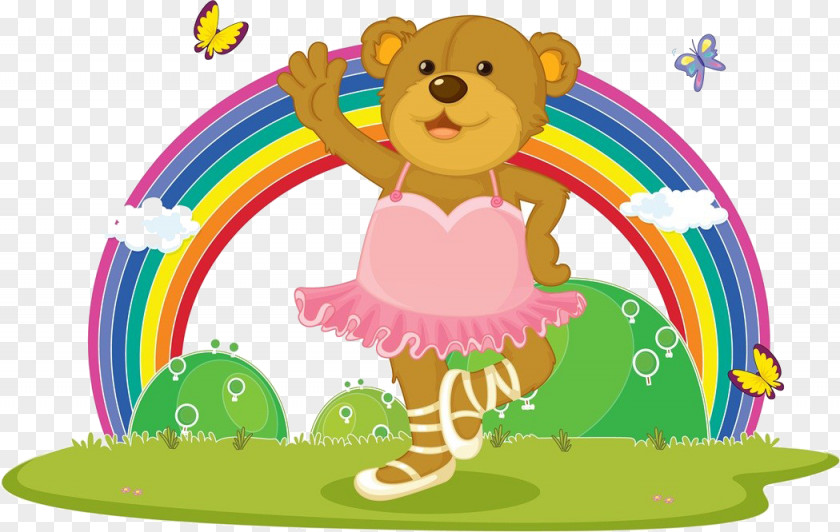 Cartoon Bear Dancing Stock Photography Royalty-free Illustration PNG