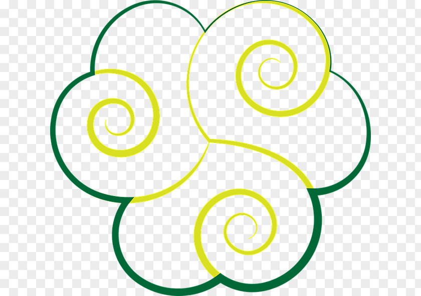 Cloud Computing Green Celtic Knot Triskelion Clip Art PNG
