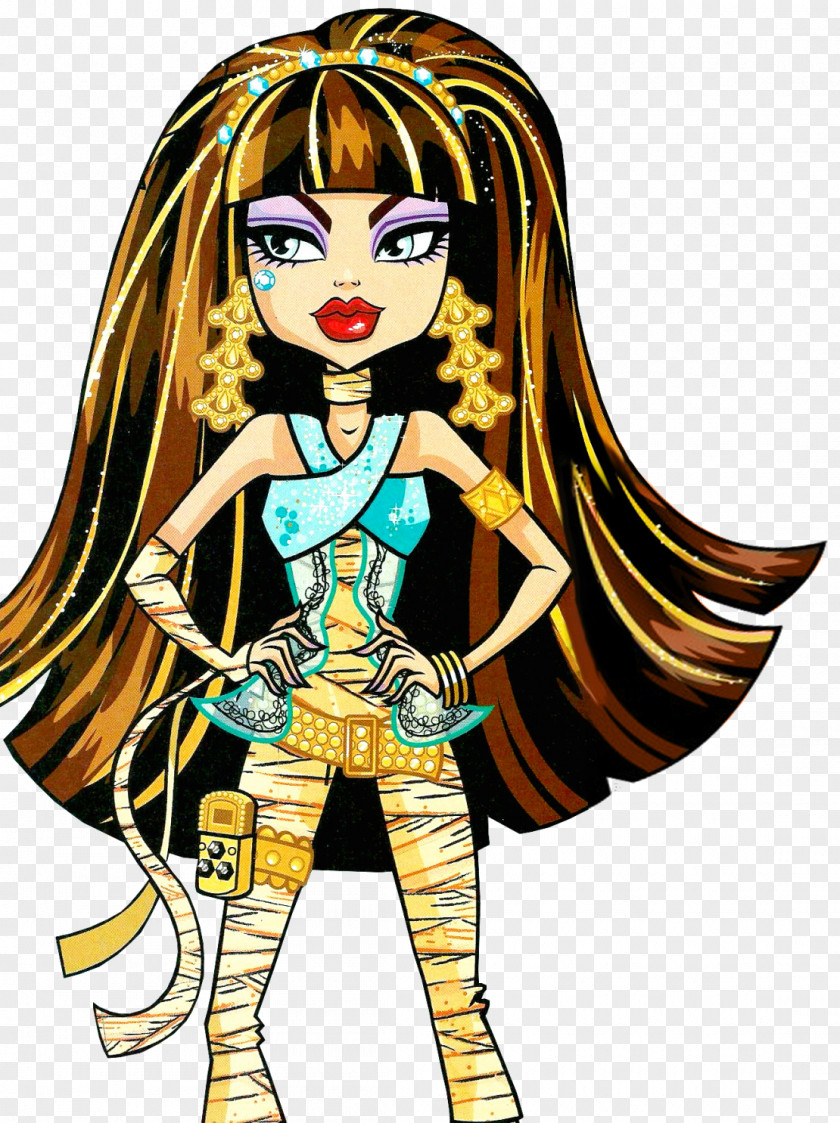 Doll Cleo DeNile Monster High De Nile Ghoul PNG