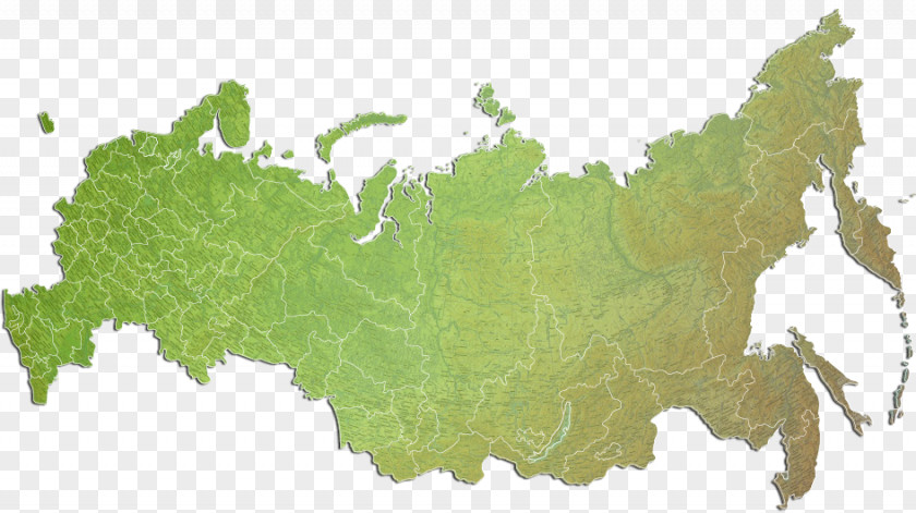 Russia Vector Map Stock Photography PNG