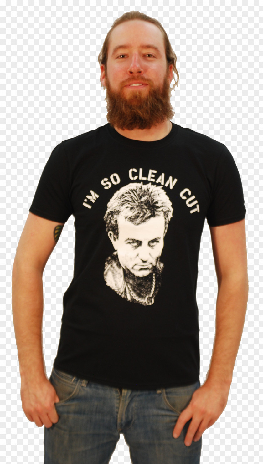 Shirt Cleaning T-shirt Beard Sleeve PNG