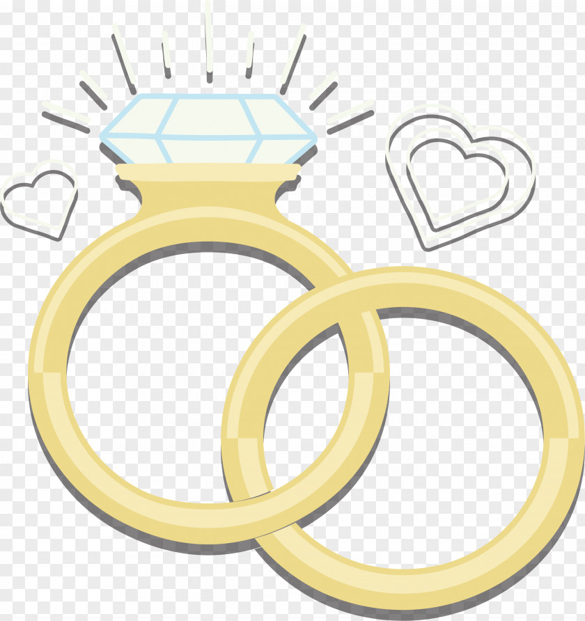 Sparkling Wedding Rings Ring Diamond Euclidean Vector PNG