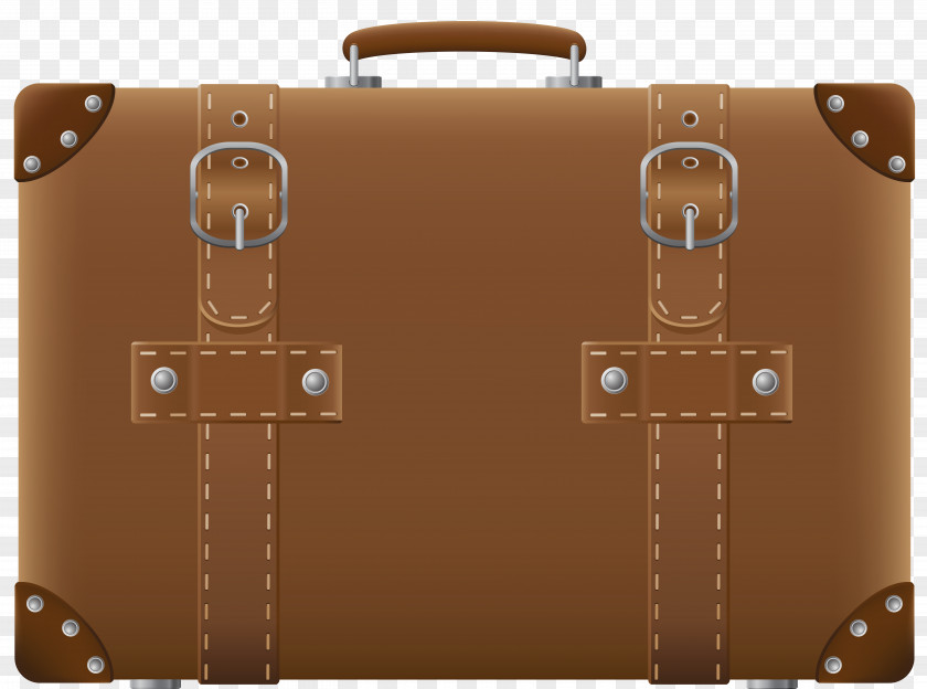 Brown Suitcase Clipart Picture Baggage Clip Art PNG