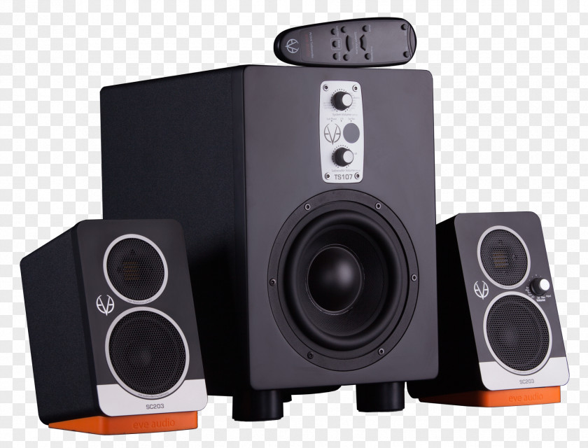 Computer Speakers Studio Monitor Subwoofer Eve Audio Loudspeaker PNG