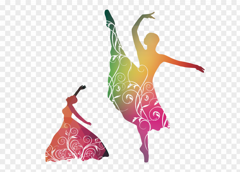 Dancers Material Dance Silhouette Ballet PNG