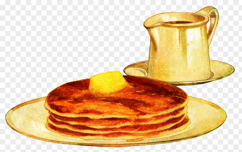 Dish Pancake Breakfast Food Meal PNG