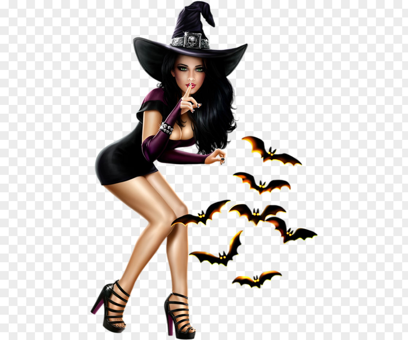 Kisekae Witch Halloween Woman Digital Art PNG