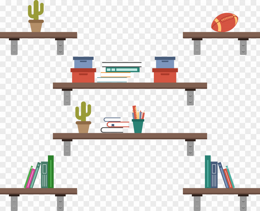 Library Shelves Space Station Equipment Shelf 54 Cards PNG