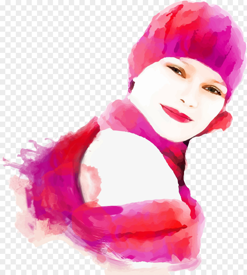 Portrait Drawing Fashion PNG