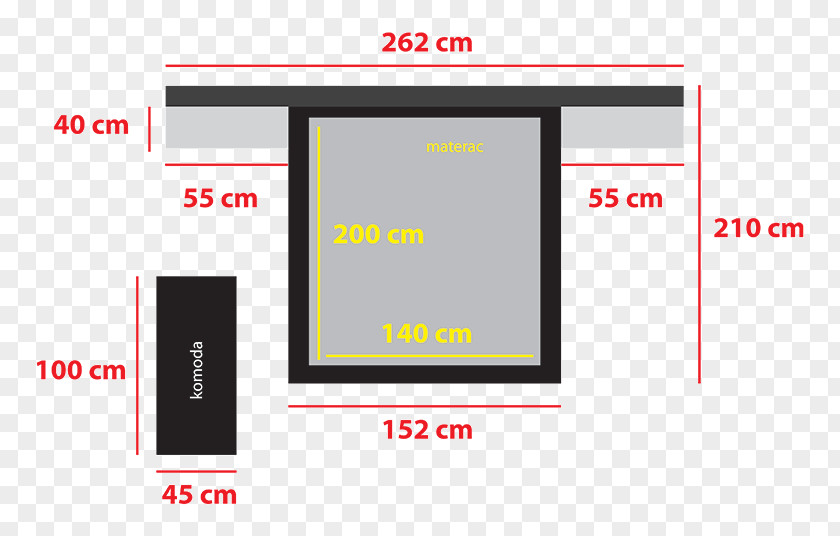 Size Chart Furniture Bedside Tables Bedroom PNG