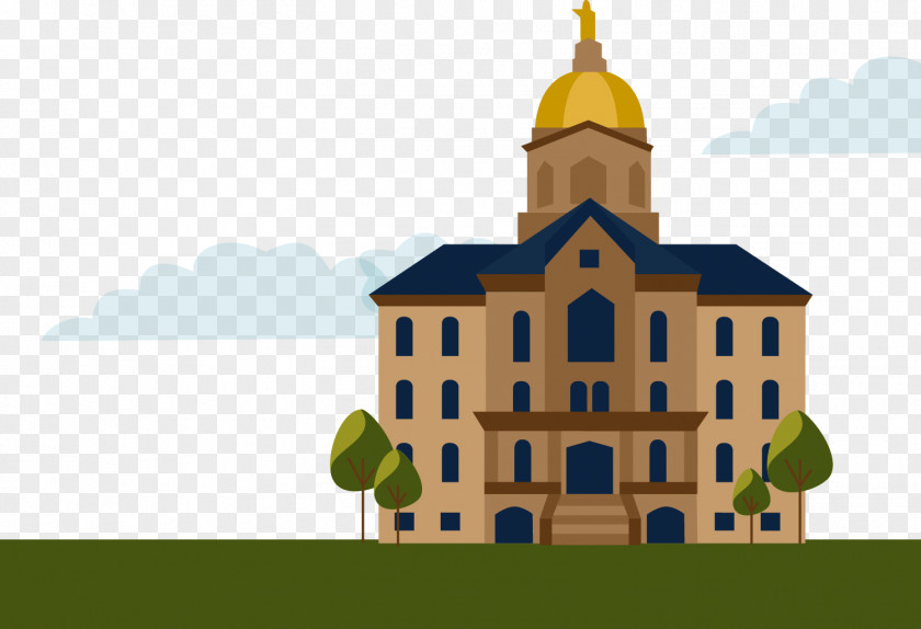 Notre Dame Logo University Of Faculty Human Resource Architecture PNG