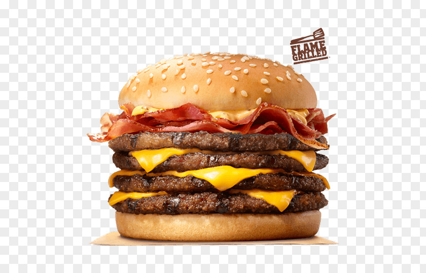 Bacon Hamburger Whopper Cheeseburger Big King PNG