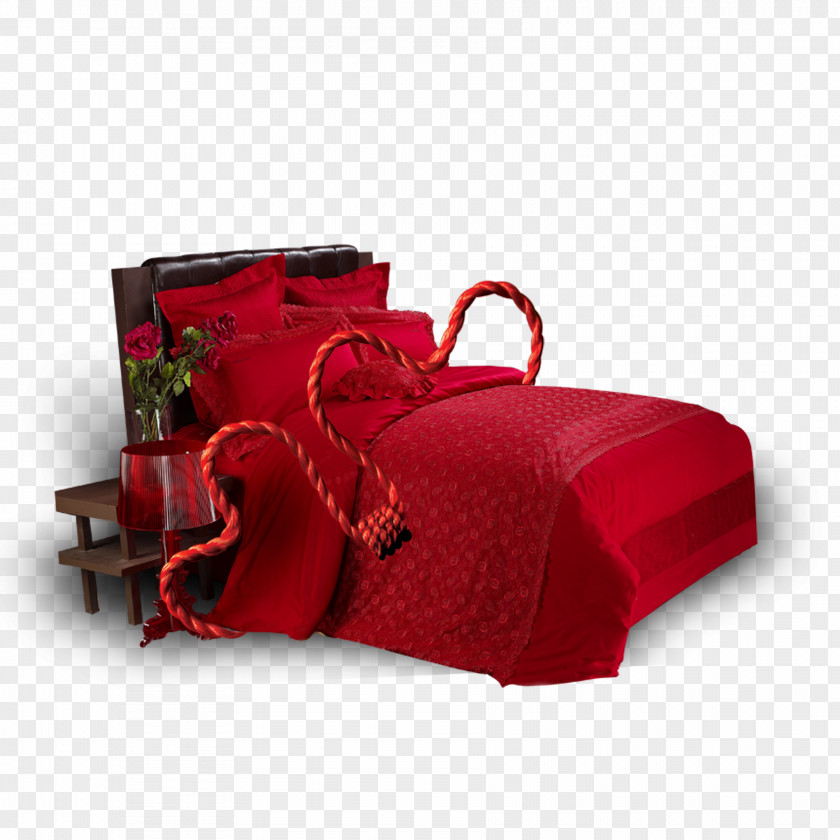 Red Bedding PNG