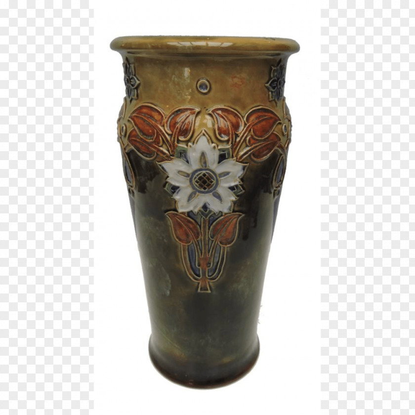Vase Royal Doulton Ceramic Earthenware Lambeth PNG