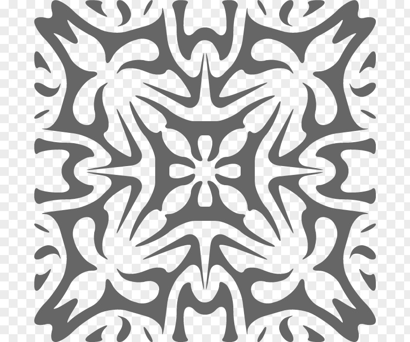 Kaleidoscope Coloring Pages To Print. PNG