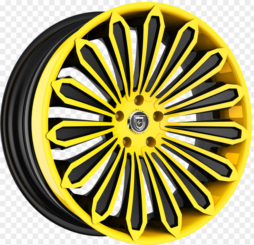 Lexani Wheel Corp Alloy Rim Forging Spoke PNG