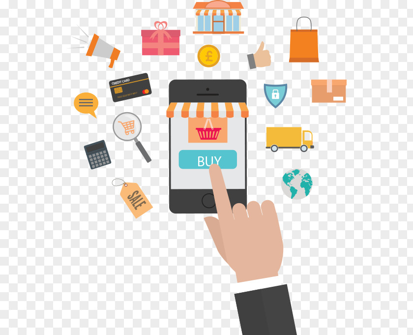 Web Design Mobile Commerce E-commerce Phones App PNG