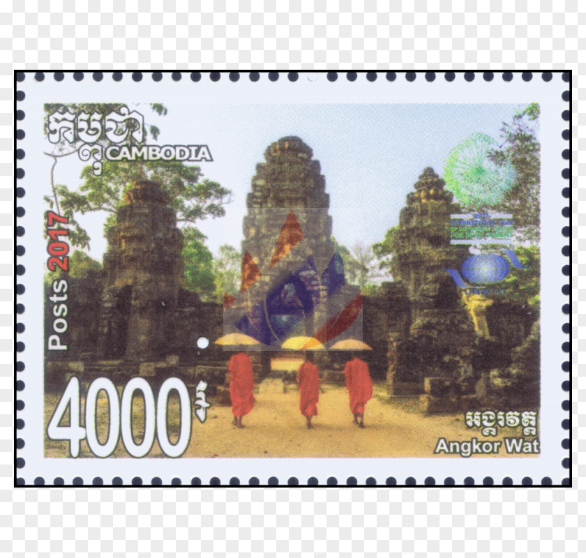 Angkor Wat Siem Reap Postage Stamps Travel Mail Security Information And Event Management PNG