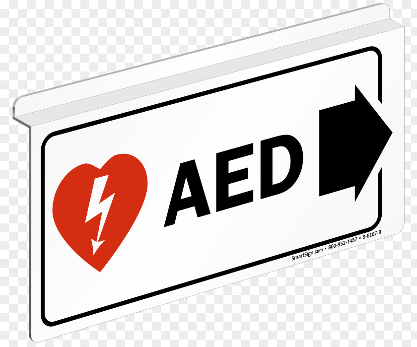 Arrow Sign Automated External Defibrillators First Aid Supplies Logo PNG