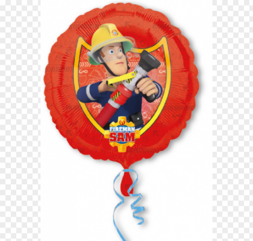 Balloon Birthday Firefighter Children's Party PNG