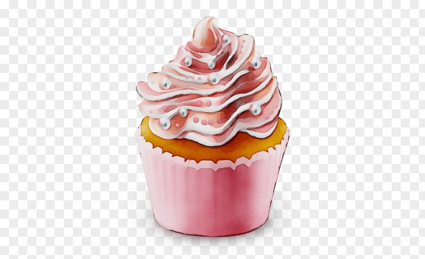 Cake Decorating Supply Cupcake Pink Baking Cup Icing Buttercream PNG