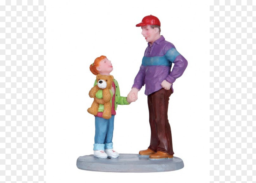 Father's Day Father–Daughter Figurine PNG