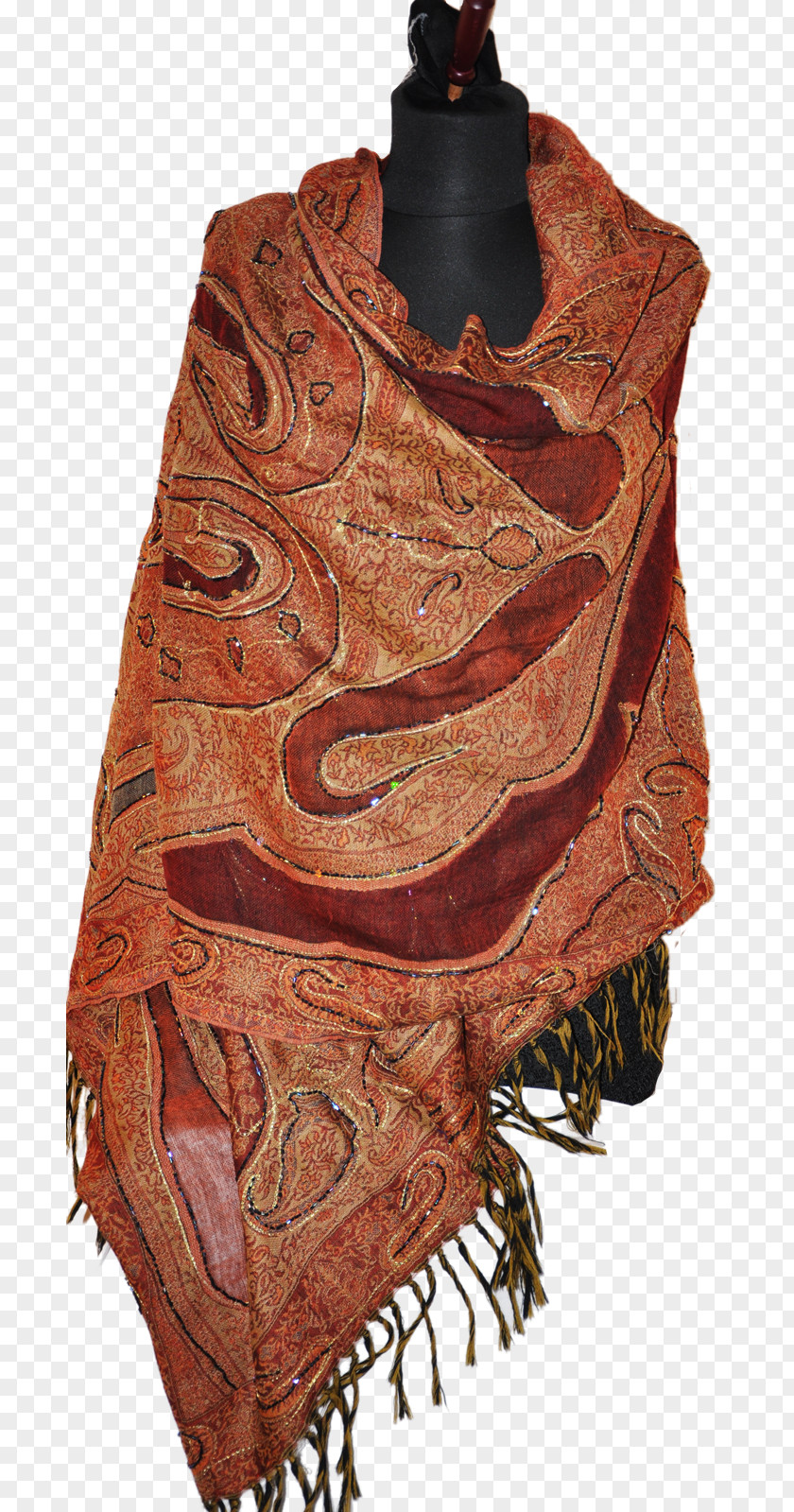 Shawl Scarf Jamawar Wool Pashmina PNG