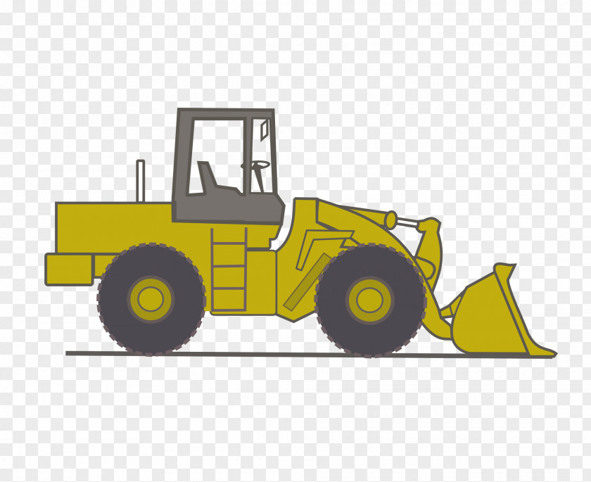 Bulldozer Backhoe Loader Computer File PNG