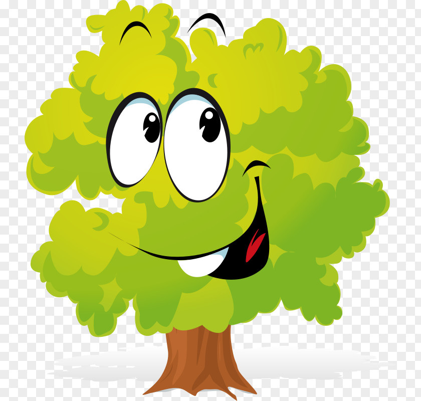 Cartton Tree Fruit Arborist Clip Art PNG