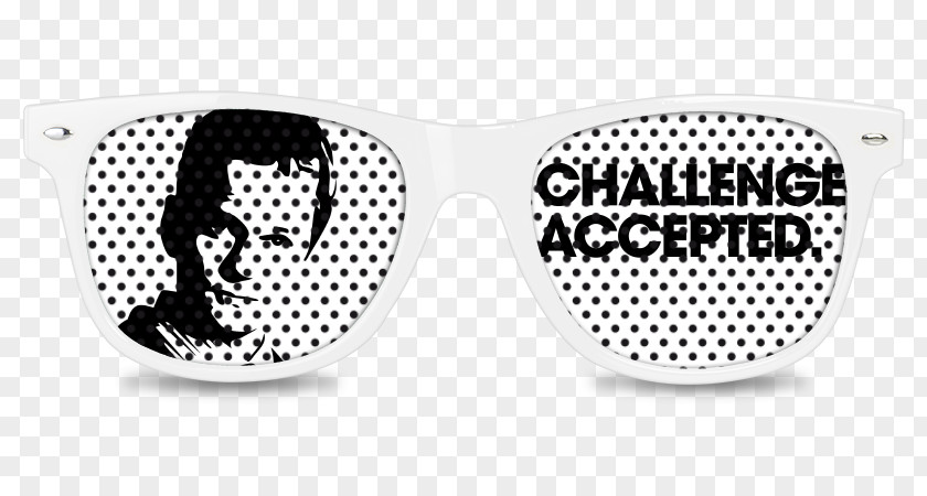 Challenge Accepted Goggles Product Design Sunglasses PNG