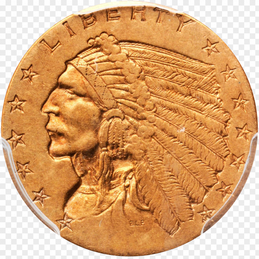 Gold Coins Coin Quarter Eagle Indian Head Pieces PNG