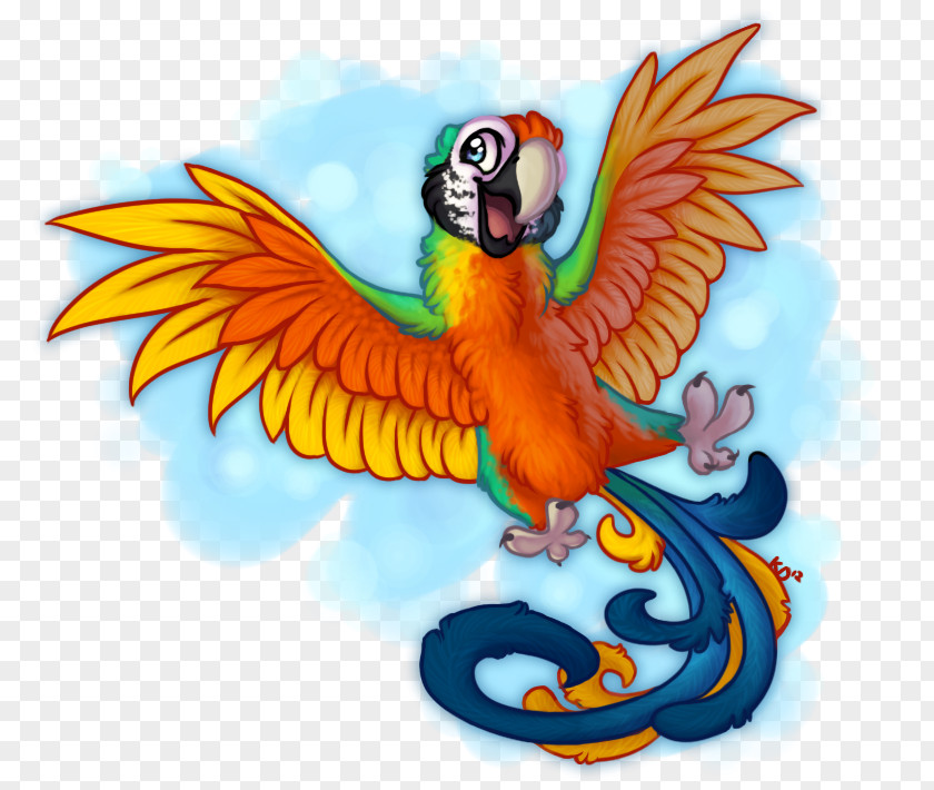 Parrot Macaw Drawing Bird PNG