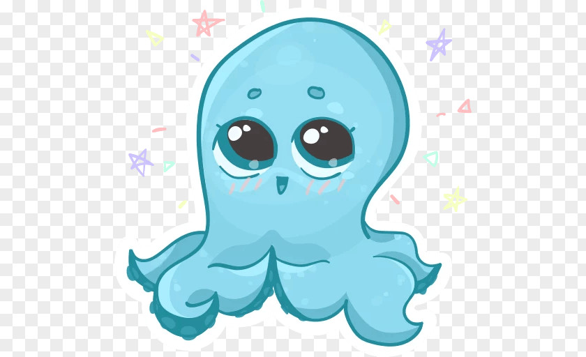 Emoji Octopus Sticker Telegram Cat PNG