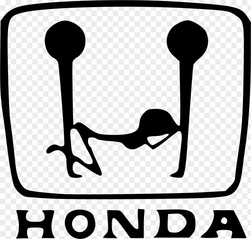 Honda Logo Car Civic Bumper Sticker PNG