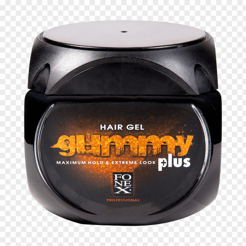 Orange Gummy Hair Gel Wax Styling Products PNG