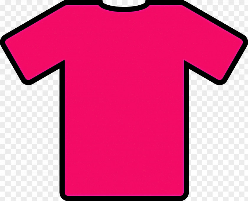 Sports Uniform Magenta Pink T-shirt Clothing Active Shirt Line PNG