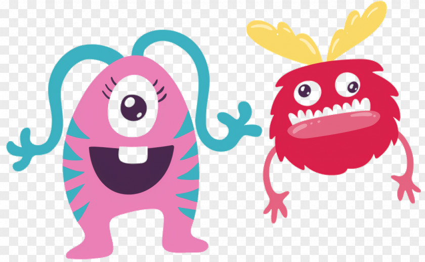 Animal Figure Sticker Monster Cartoon PNG