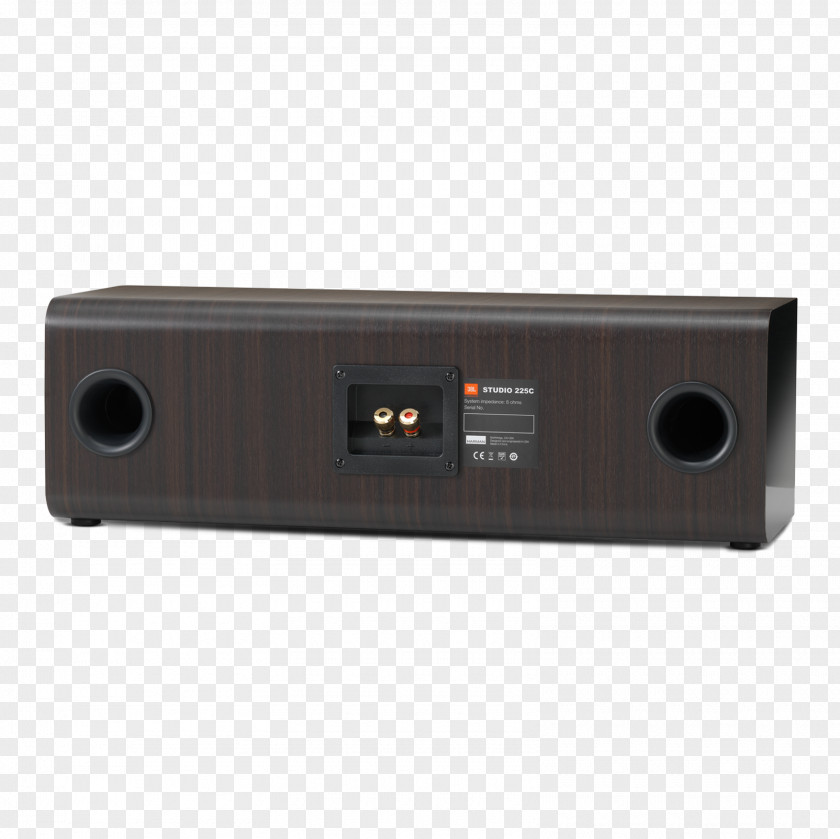 Audio-visual Loudspeaker AV Receiver Subwoofer JBL Studio 225C 2-way Center Channel Speaker Amplifier PNG