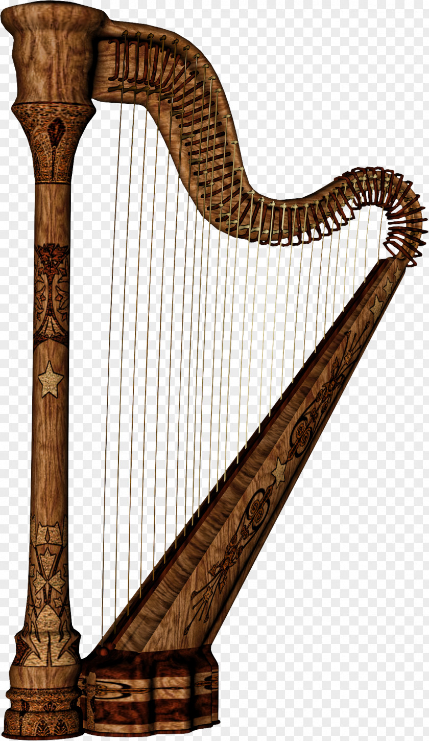 Large Harp Material Free To Pull Konghou Musical Instrument PNG