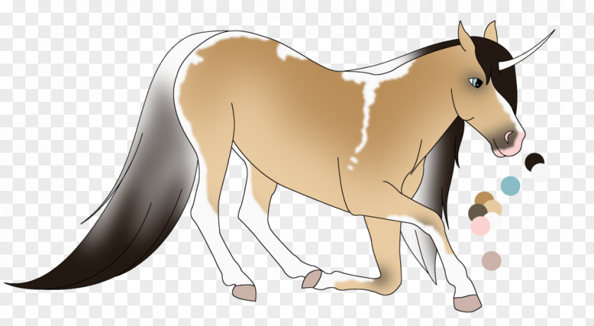 Mustang Mule Stallion Unicorn Halter PNG