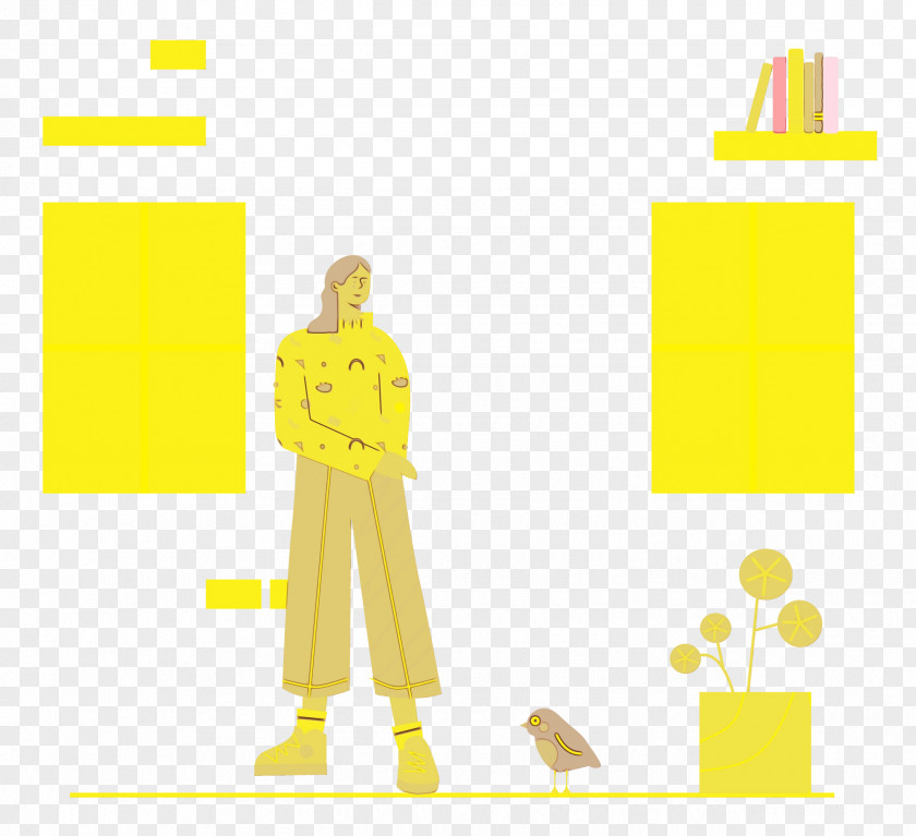 Smiley Yellow Outerwear / M Line Happiness PNG