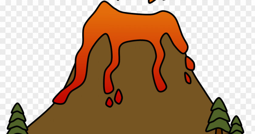 Volcano Lava Clip Art PNG