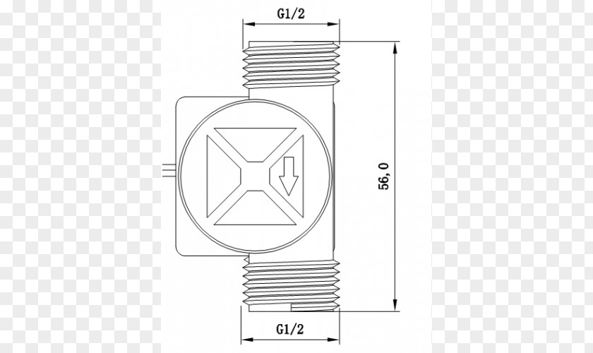 Water Flow Measurement Hall Effect Sensor PNG