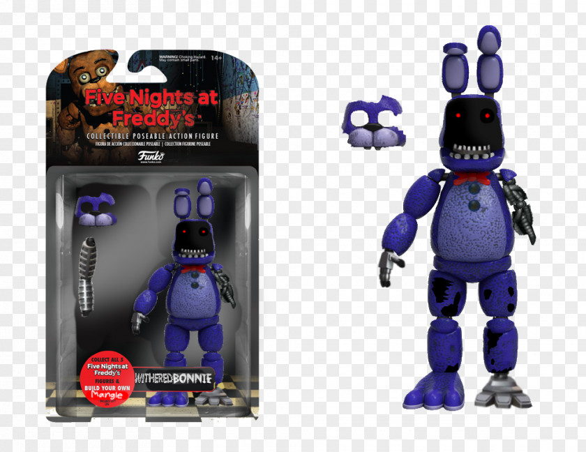 Action Figure Five Nights At Freddy's 2 & Toy Figures Funko Freddy's: The Twisted Ones PNG