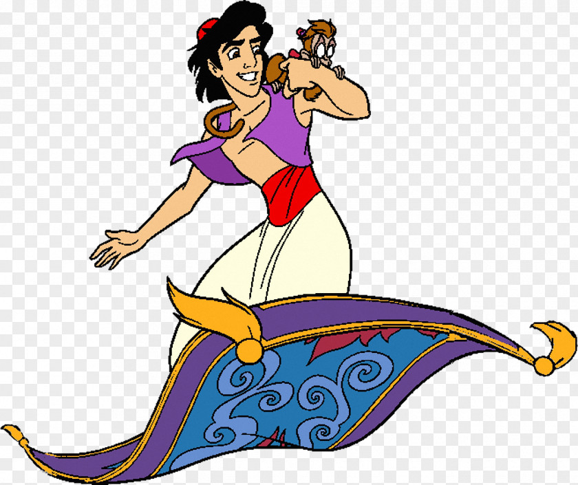 Aladdin Princess Jasmine Abu Magic Carpet Clip Art PNG