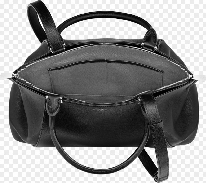 Bag Handbag Leather Cartier Onyx PNG
